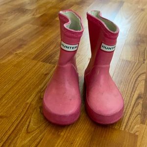 Toddler ‘Authentic’ Pink Hunter Rainboots